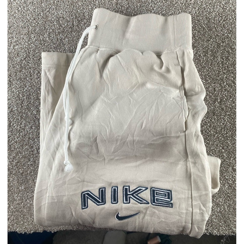 Nike Wide Leg Oversized Womens M / Mens M Fleece Pants FV7684-104 Wide Leg Flare